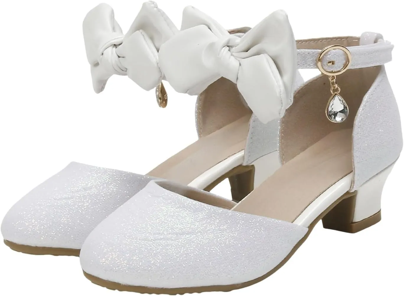 Girls Shoes Little Girl Hollow Bow Sandals Children Dance Performance Dress High Heels Easter Toddler Girls Sandals