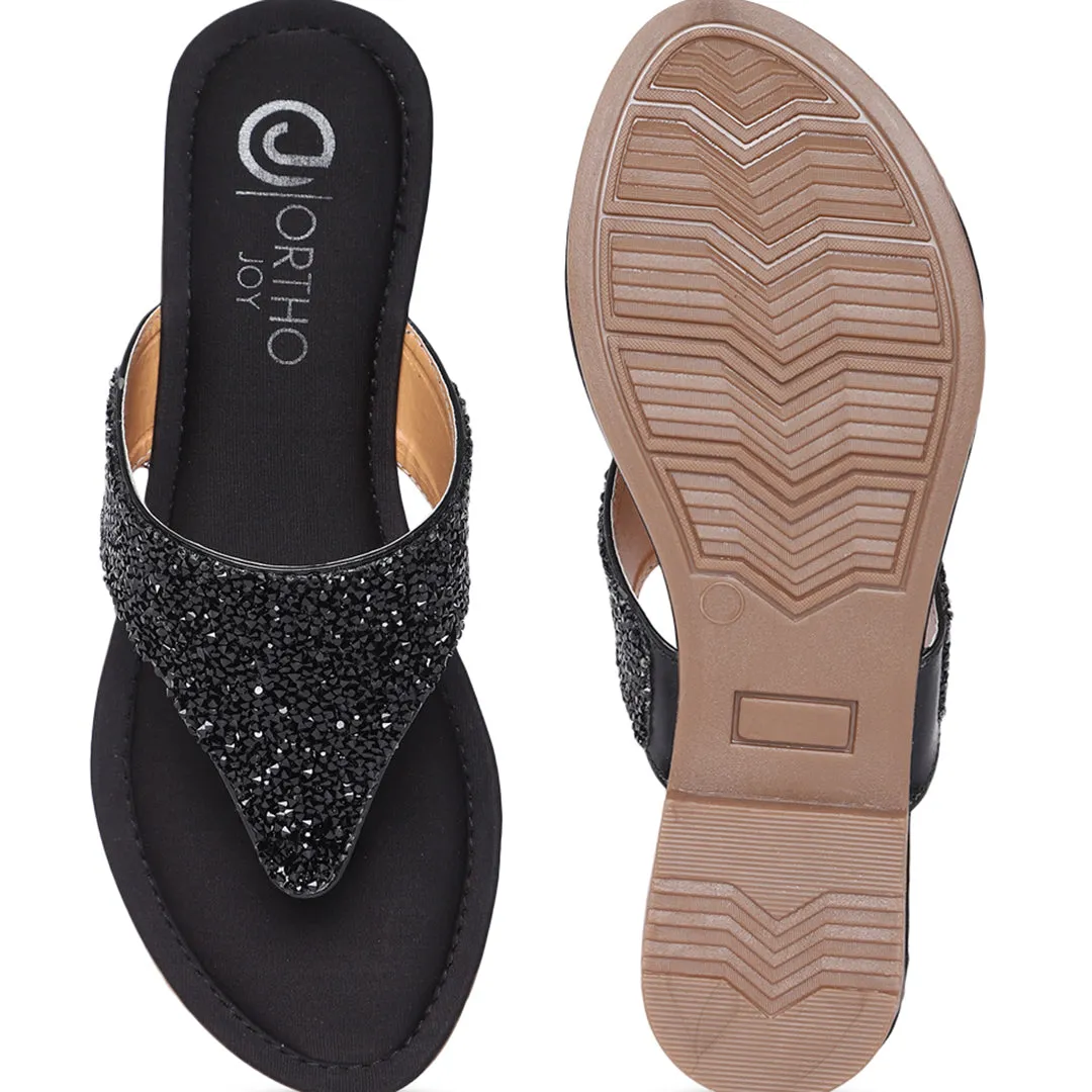 ORTHO JOY Fancy Doctor Slippers | Flat Sandals