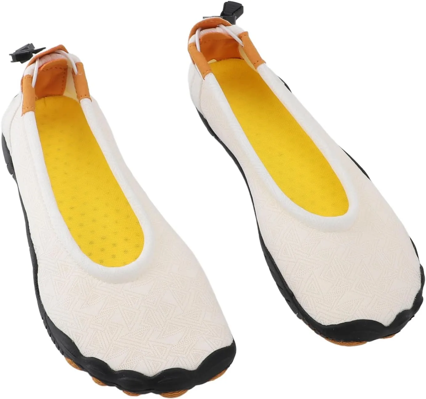 Water Shoes for Women Men, Barefoot Quick Dry Aqua Water Socks, Slip on Swim Beach Shoes for Snorkeling Surfing Kayaking Beach Walking Yoga, Swimming, Diving (White)
