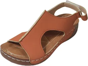 Women's Comfy Orthotic Sandals, Sandals for Women, Wide Gladiator Orthopedic Arch Support, Roman Low Wedges Flip Flops Anti-Slip Beach Travel Vacation Casual Daily Summer Dressy