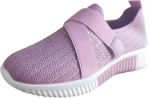 Women's Fashion Sneaker Mesh Slip On Black Non Slip Shoes for Women Comfortable Womens Running Shoes White Loafers Cute Sneakers for Women Trendy