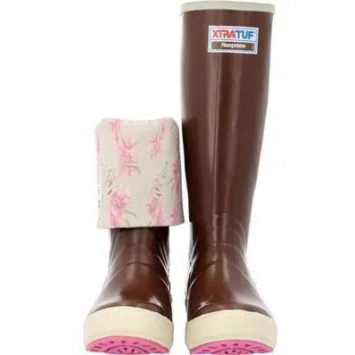 Xtratuf Women's 15" WP Slip Resist Legacy Work Boot -Pink- XWL4FW